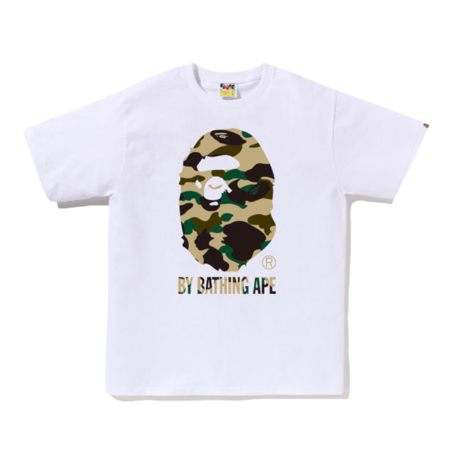 A BATHING APE 1ST CAMO BY BATHING APE TEE - WHITE