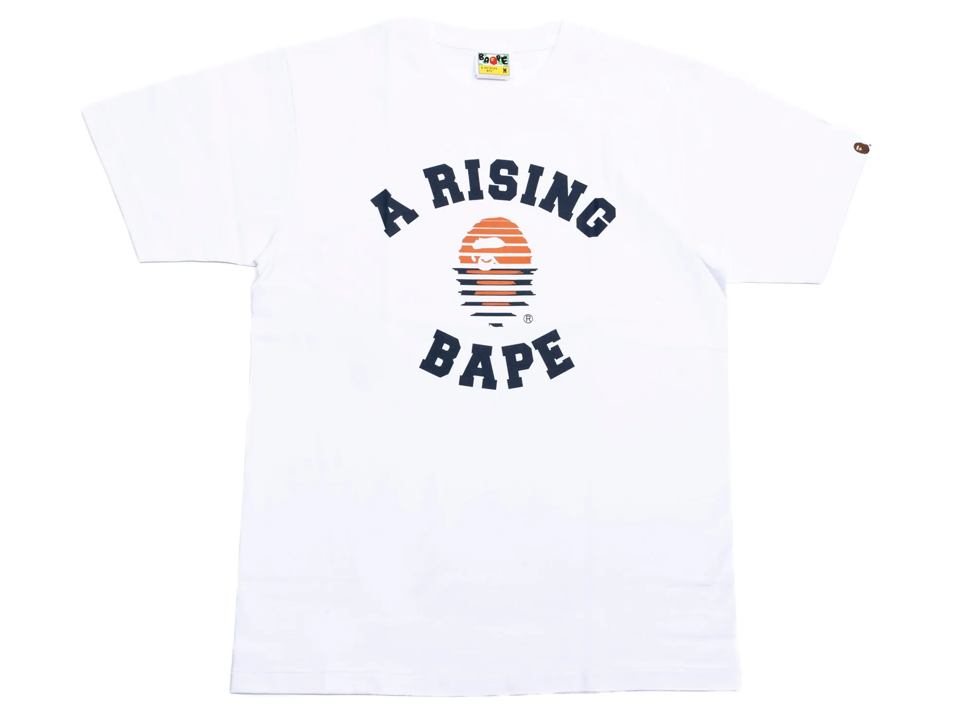 A Bathing Ape A Rising Bape Tee in White xld