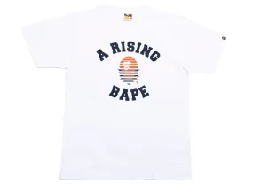 A Bathing Ape A Rising Bape Tee in White xld