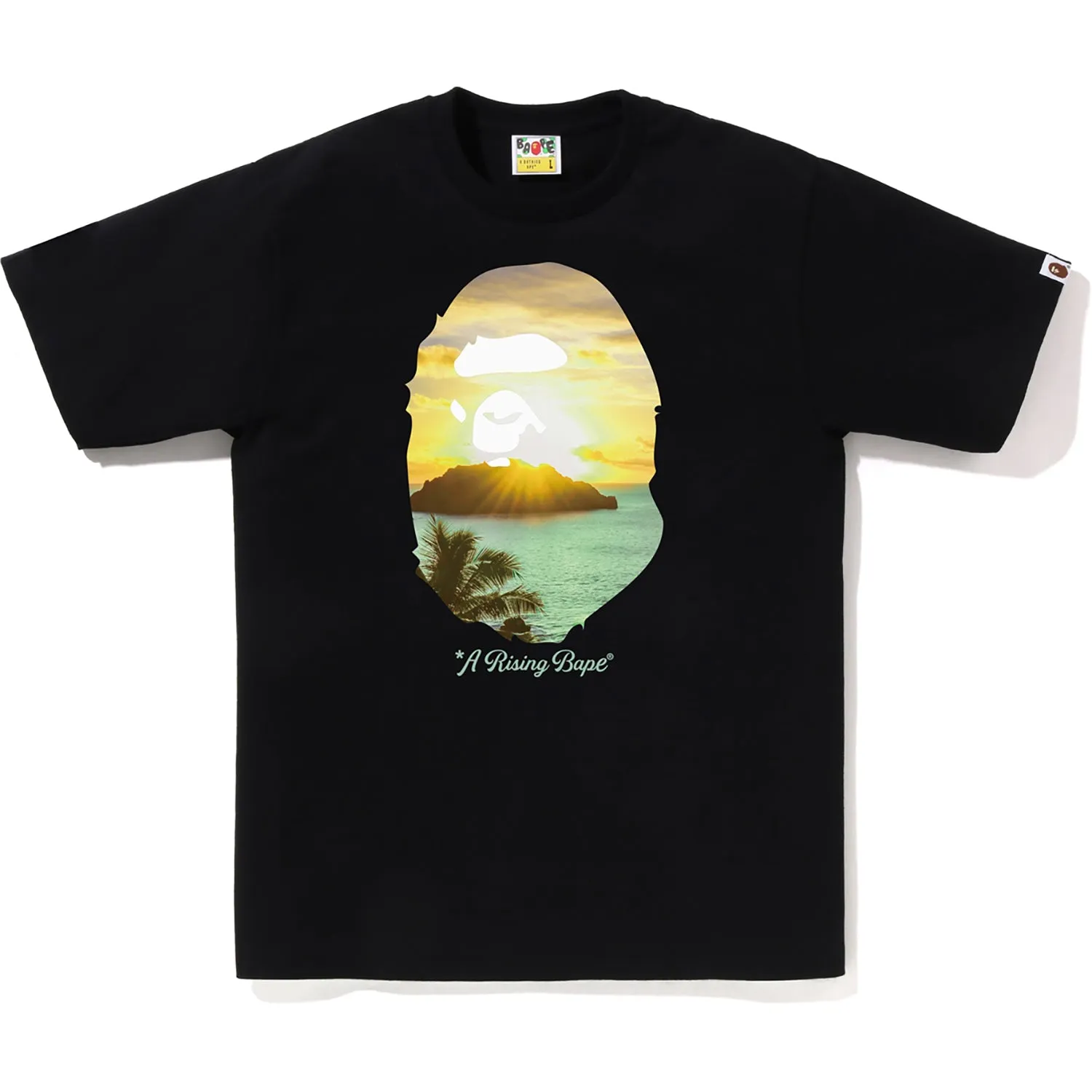 A RISING BAPE PHOTO TEE MENS