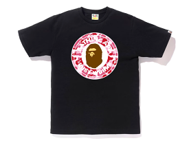 BAPE ABC Camo Busy Works Tee Black/Pink