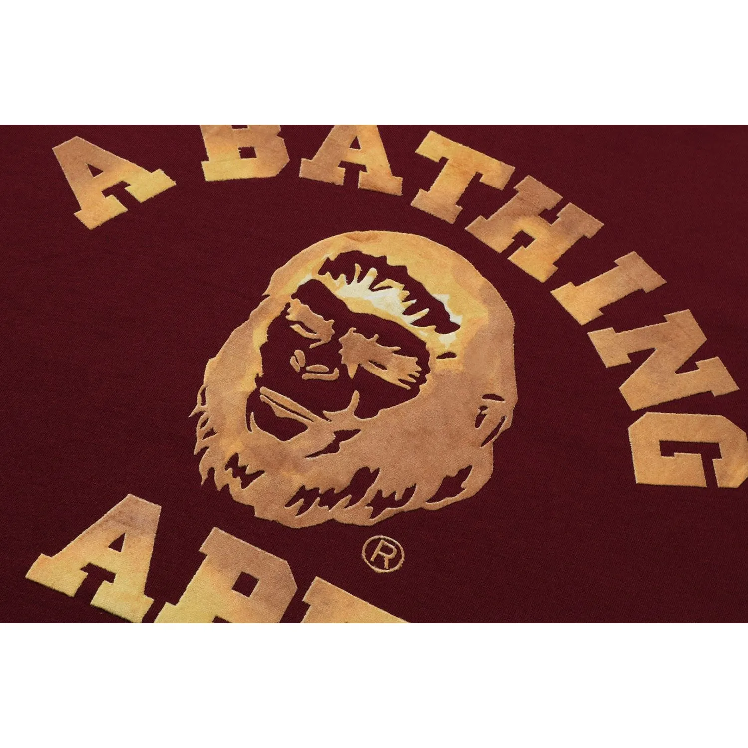 BAPE COLLEGE GRAPHIC TEE MENS