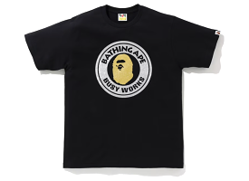 BAPE Glitter Busy Works Tee Black