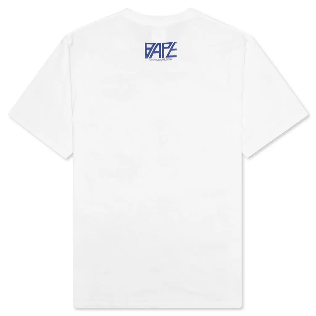 Bape Logo Monogram Tee - White