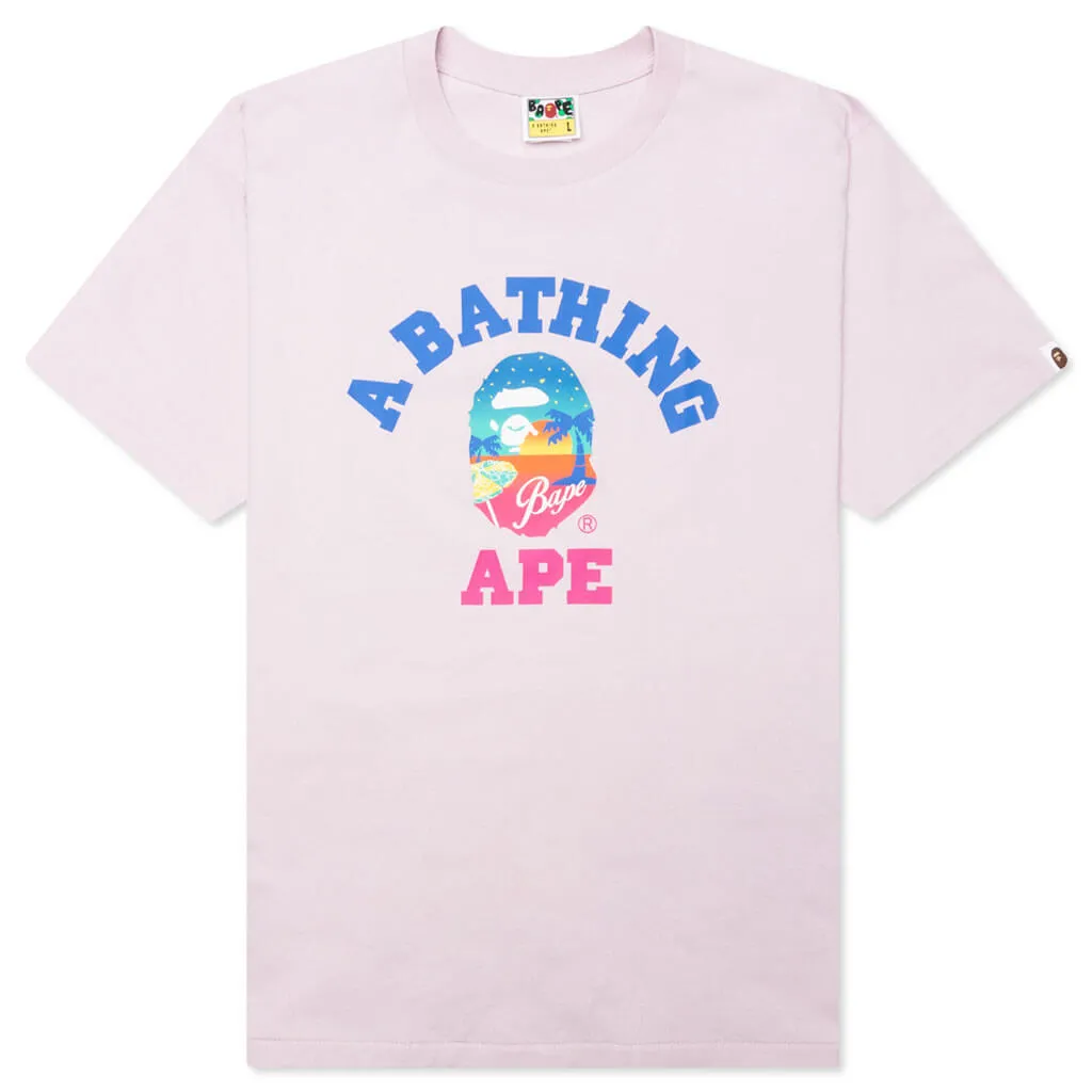 Bape Sunset Beach Tee - Purple