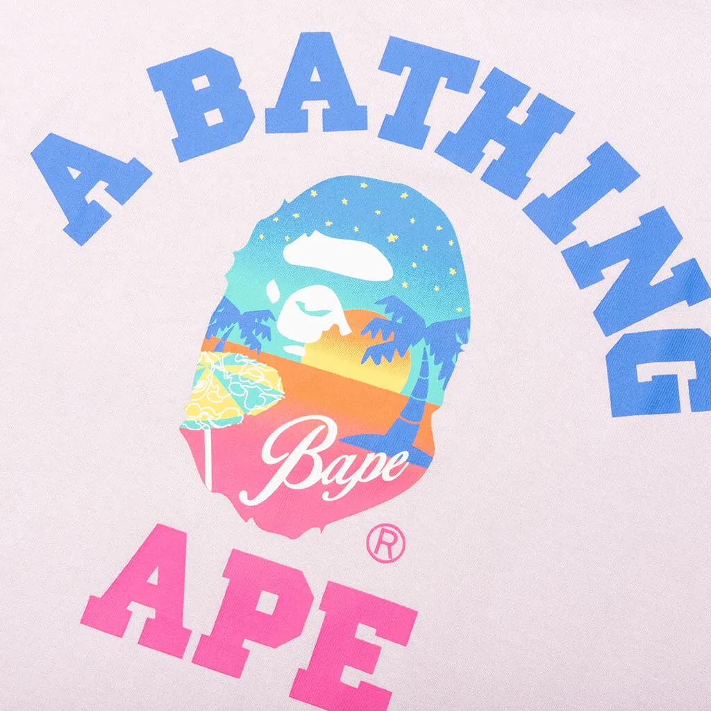 Bape Sunset Beach Tee - Purple