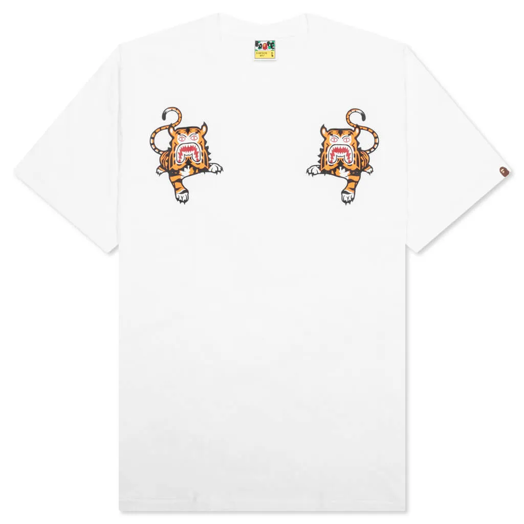 Bape Tiger Tee - White