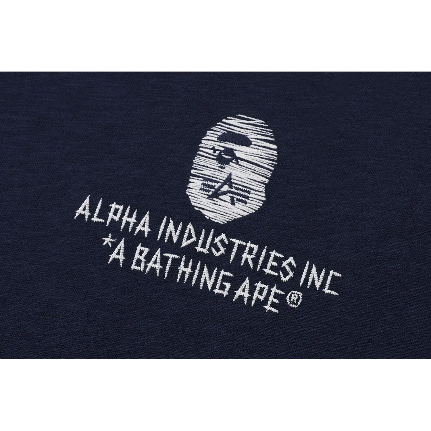 BAPE X ALPHA INDUSTRIES TEE MENS