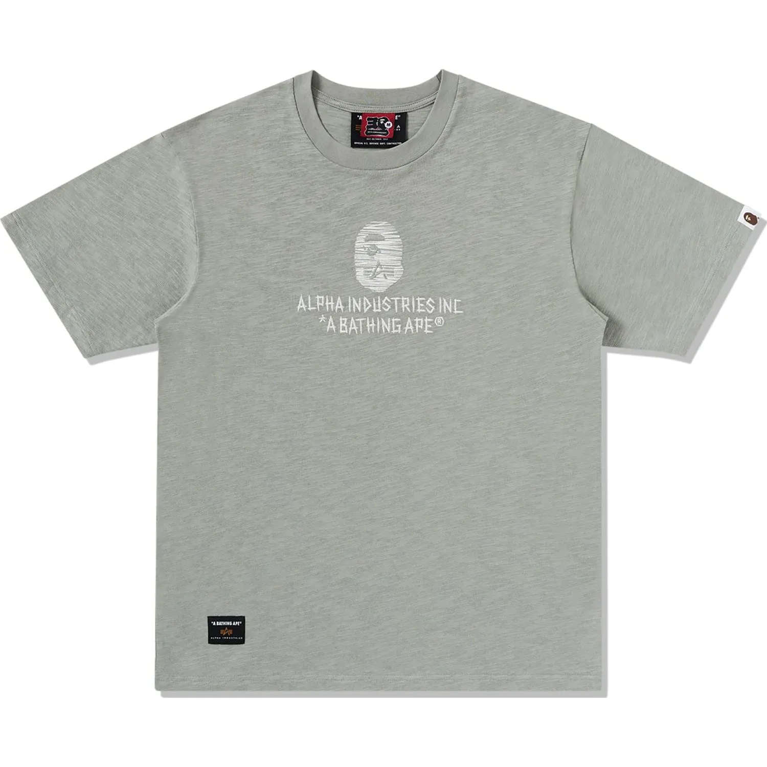 BAPE X ALPHA INDUSTRIES TEE MENS