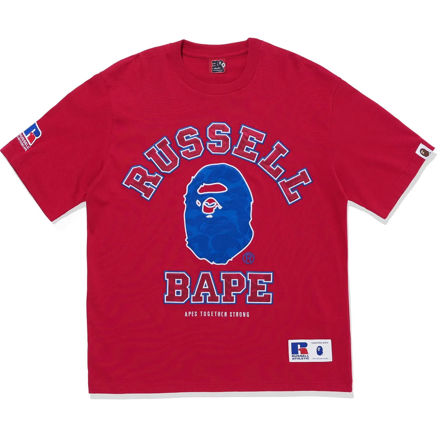 BAPE X RUSSELL TEE MENS