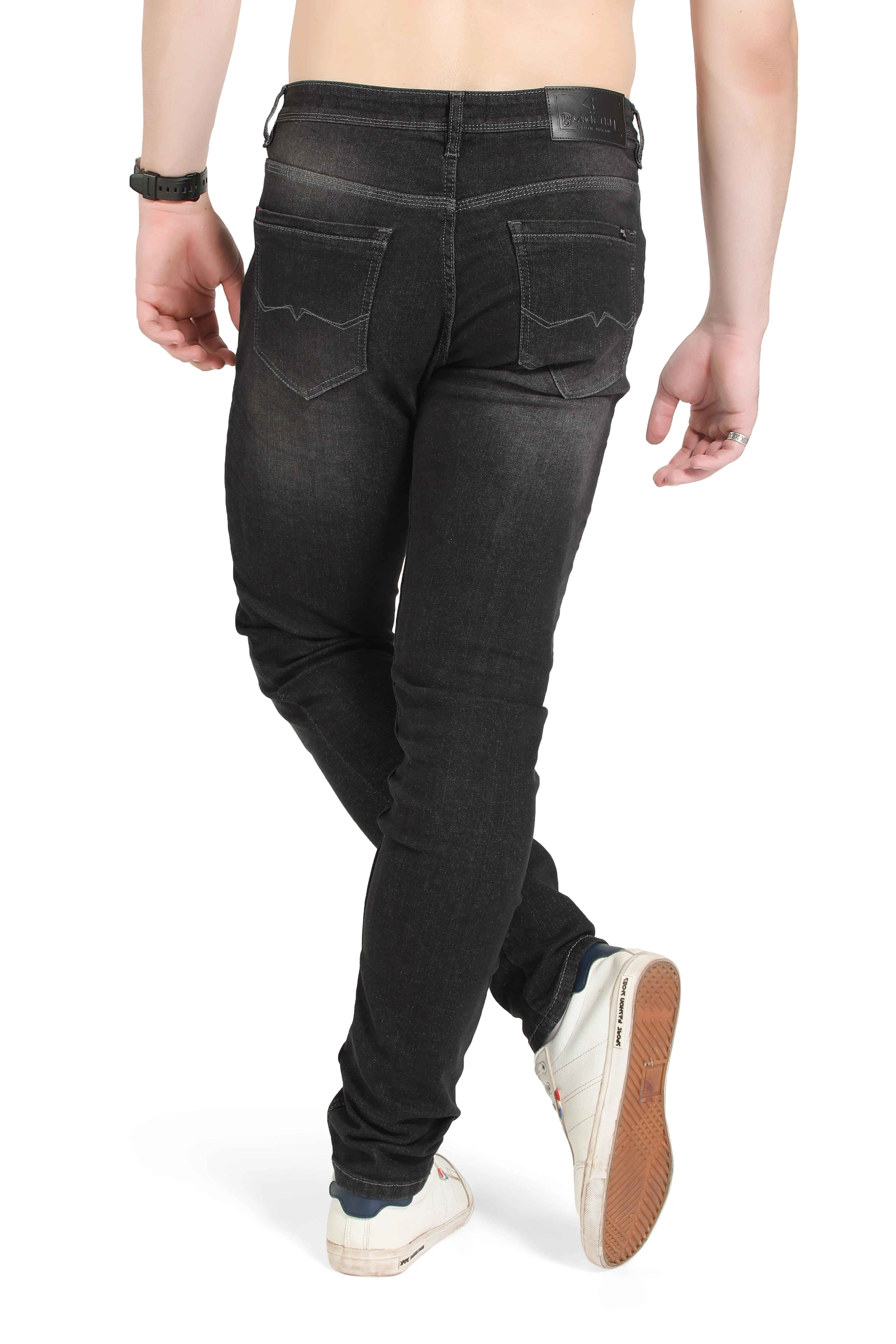 Black Tree Men's Designer Stretch Slim Fit Jeans for Men's BT001.