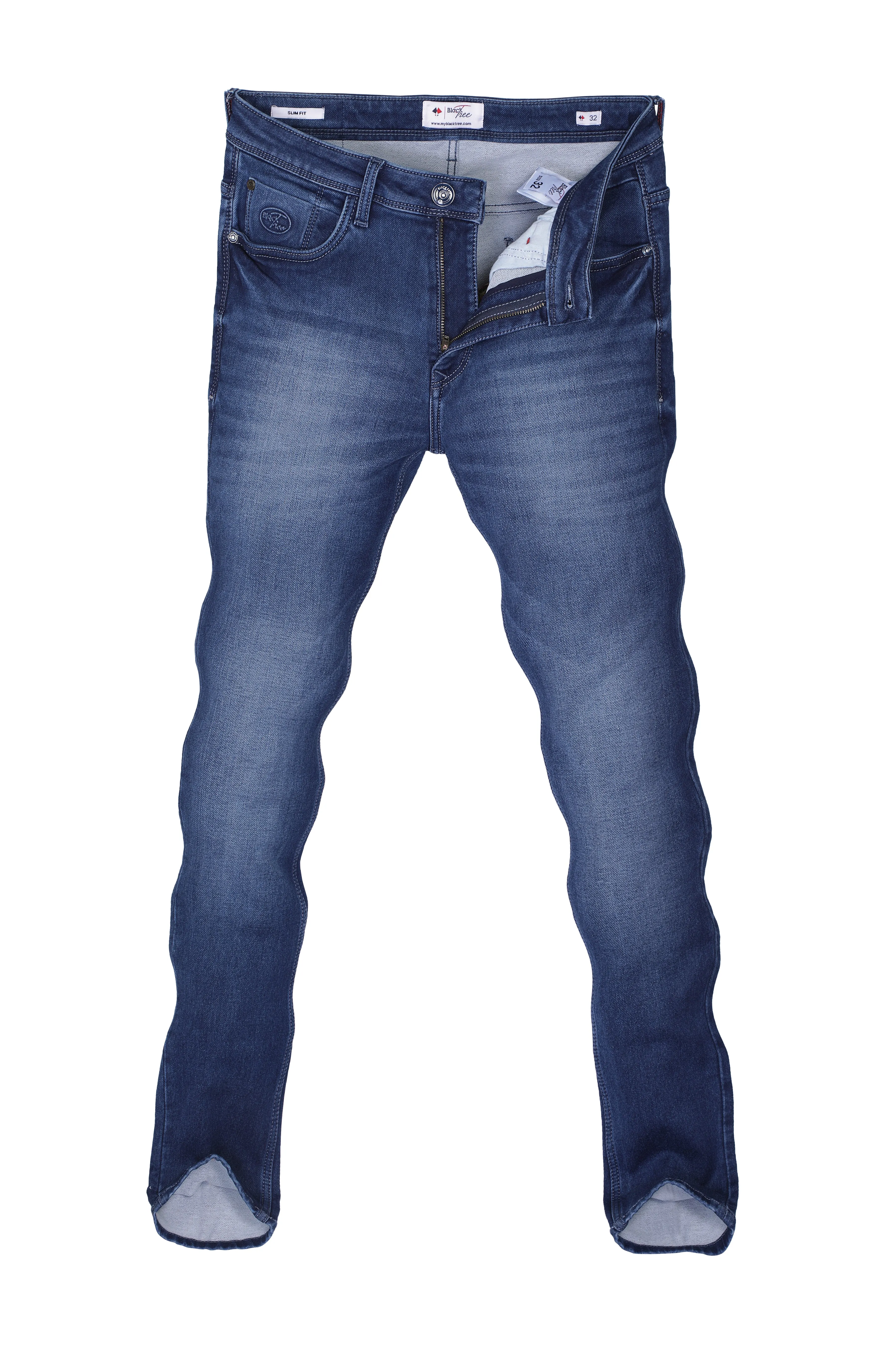 Black Tree Men's Designer Stretch Slim Fit Jeans for Men's BT002.