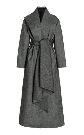 Brandon Maxwell The Alden Wool Long Trench Coat