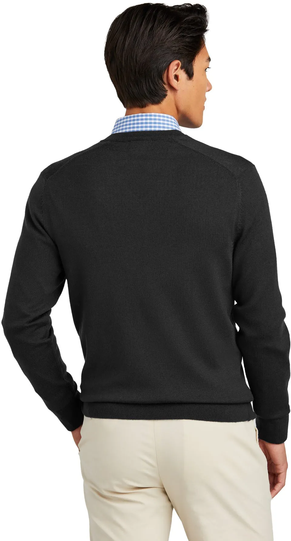 Brooks Brothers Washable Merino V-Neck Sweater