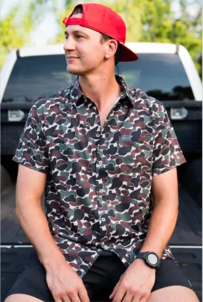 Burlebo Button  Up - Throwback Camo