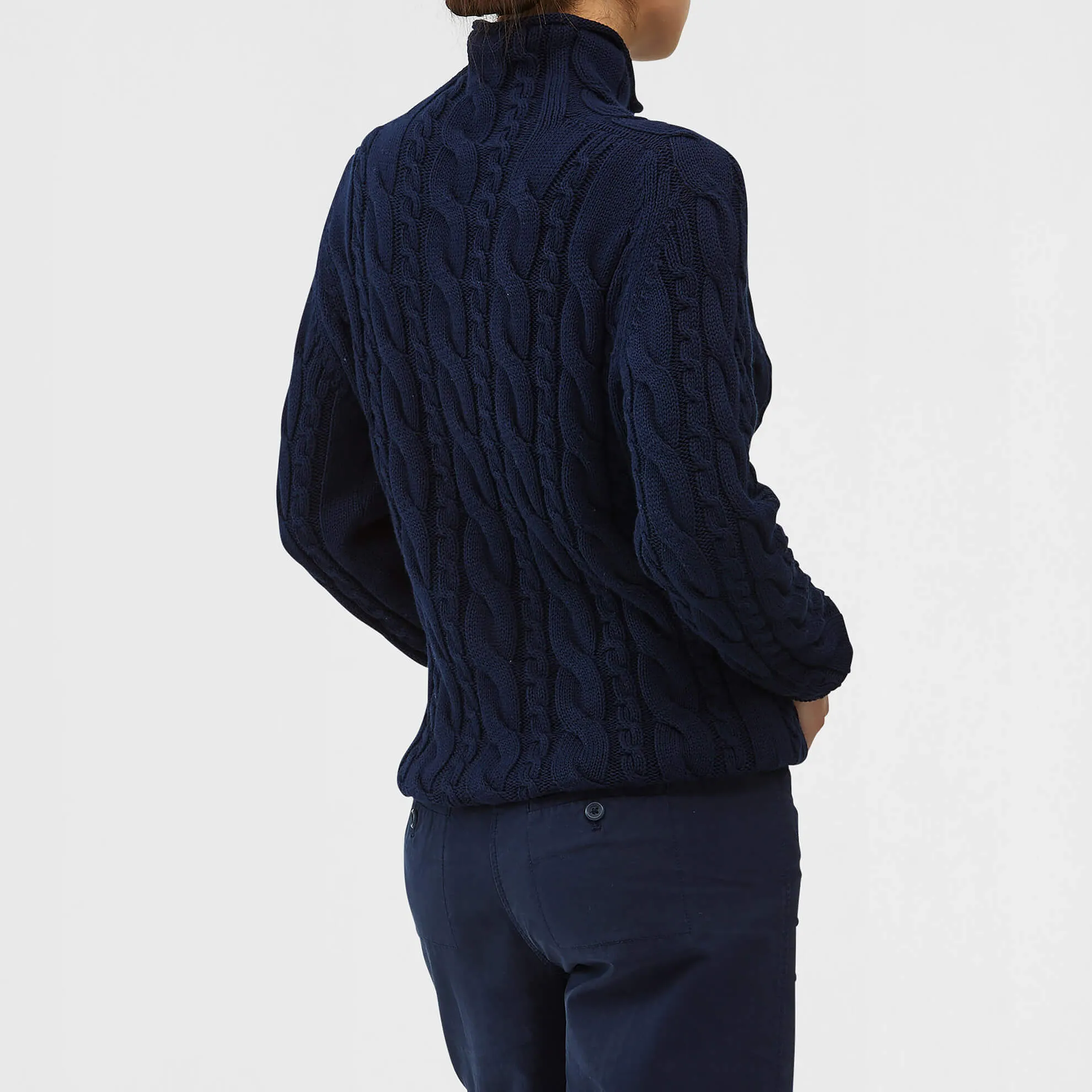 Cable Knit Rollneck Sweater