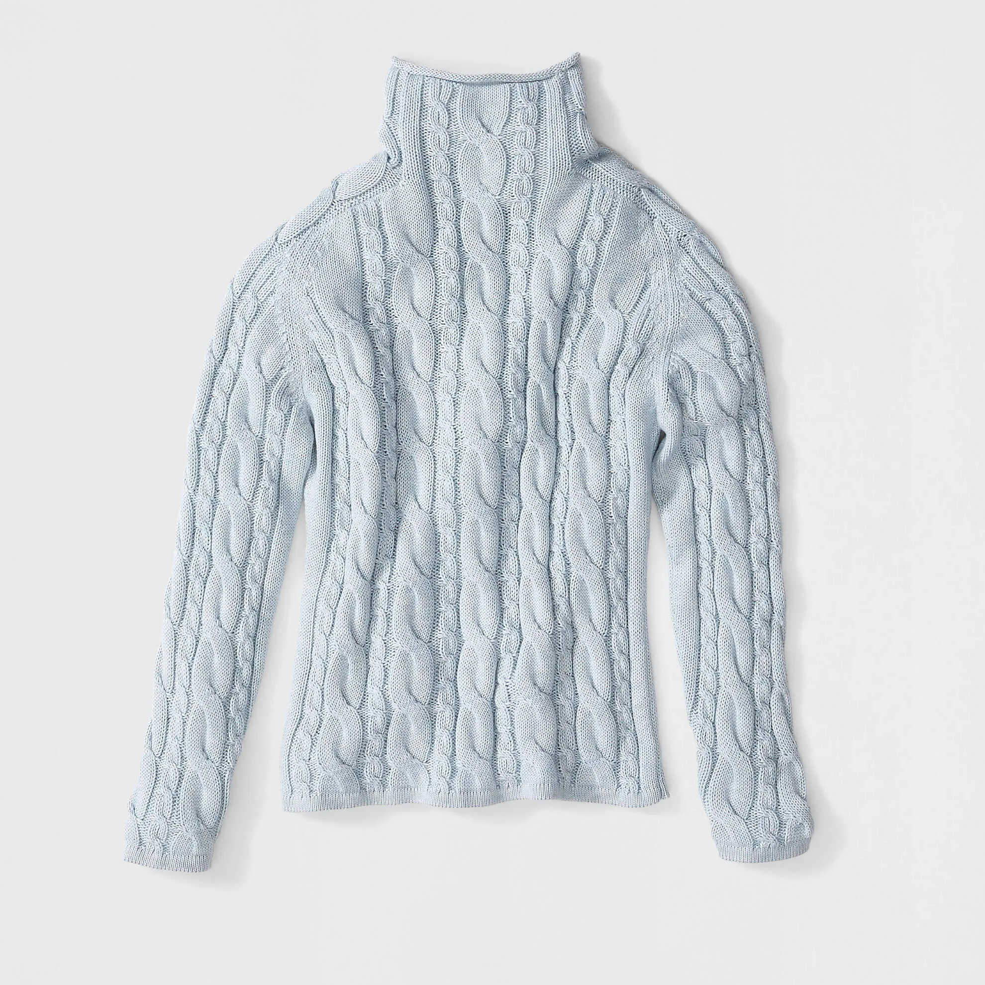 Cable Knit Rollneck Sweater