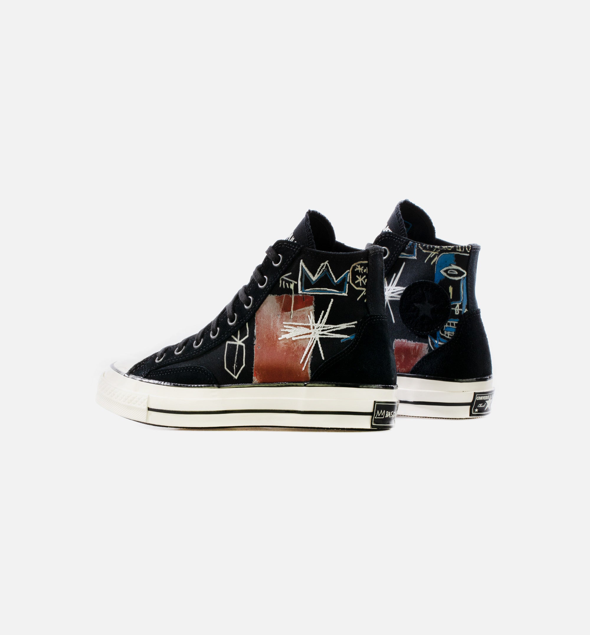 Chuck 70 Kings Of Egypt III By Jean Michel Basquiat Mens Lifestyle Shoe -Black/Multi