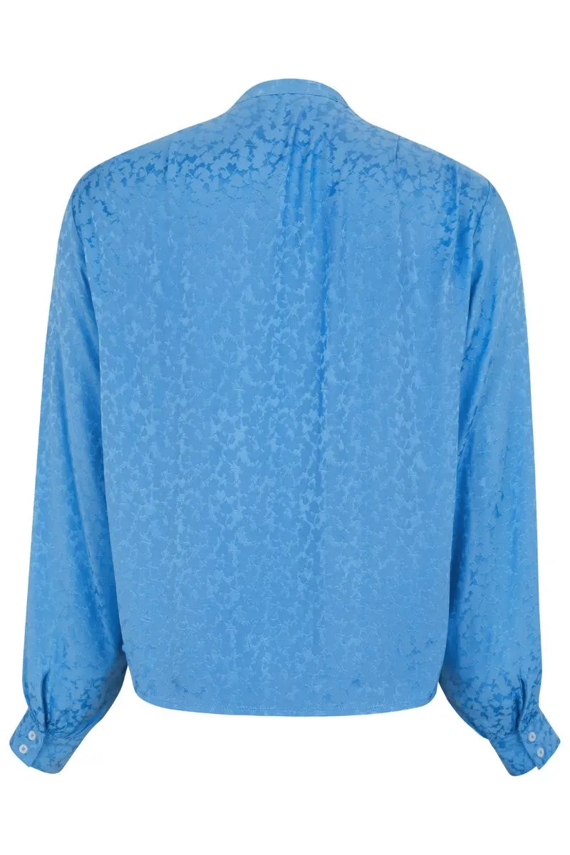 Collins Blouse | Azure Blue | Strik fra Soft Rebels