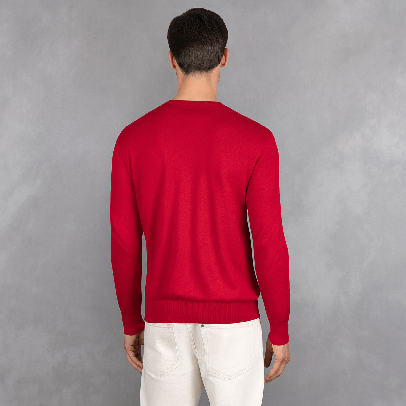 Cotton Pullover Round Neck Men