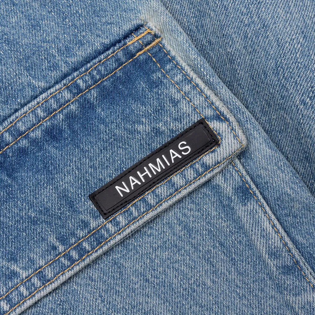 Denim Logo Cargos - Light Wash