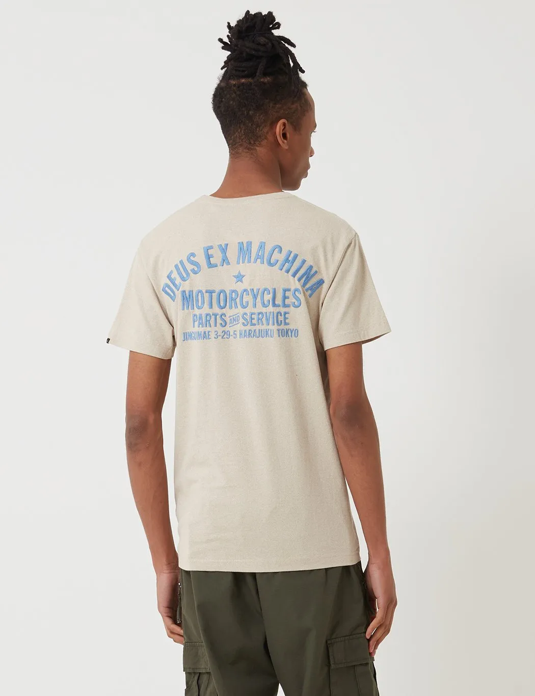 Deus Ex Machina Premium Tokyo T-Shirt - Safari Marle