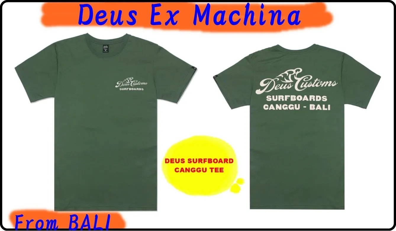 Deus Ex Machina  |Street Style Cotton Short Sleeves Logo Surf Style T-Shirts