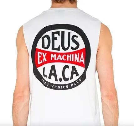 Deus Ex Machina  |Unisex Cotton Logo Surf Style T-Shirts