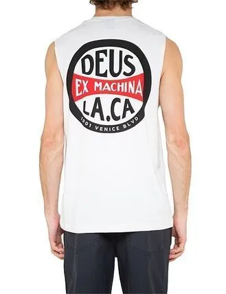 Deus Ex Machina  |Unisex Cotton Logo Surf Style T-Shirts