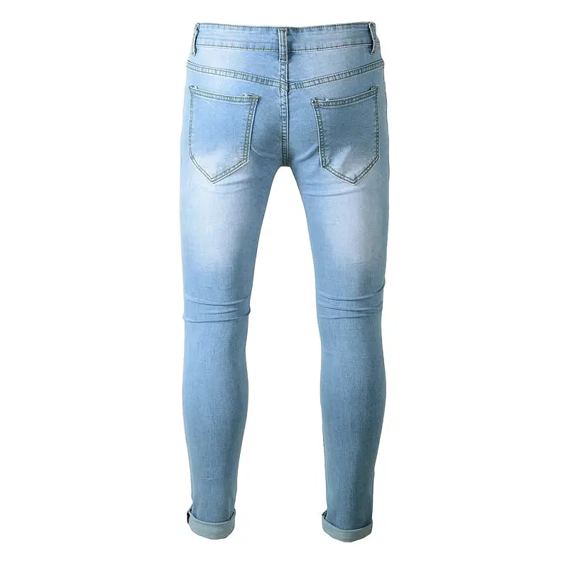 Distressed Denim Jeans Pants For Men