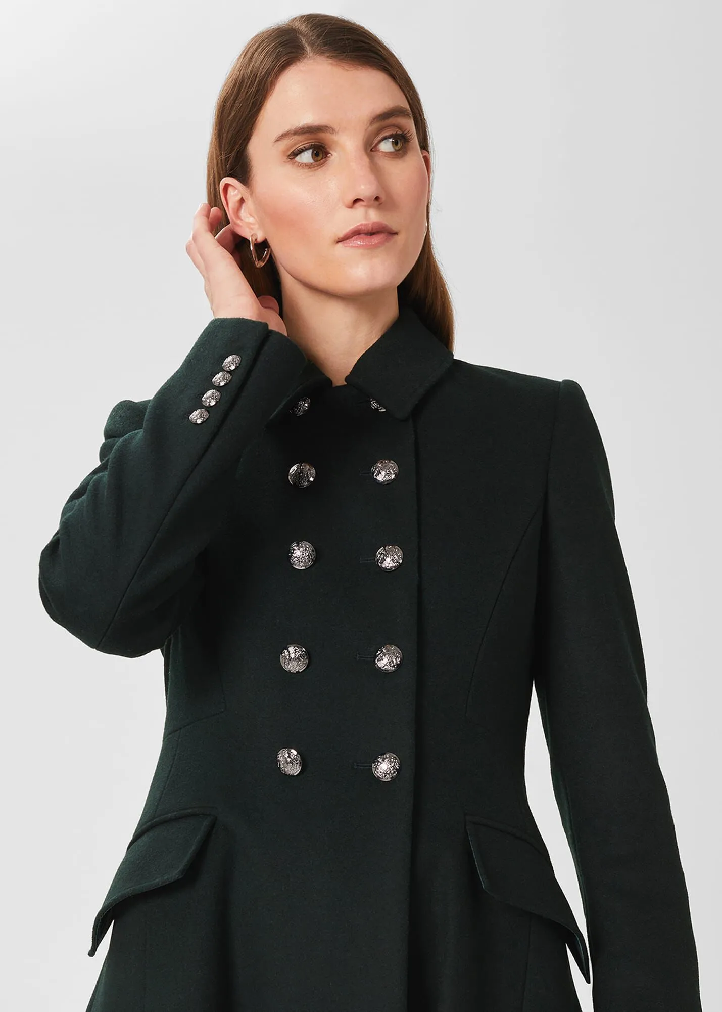 Francesca Wool Blend Coat 