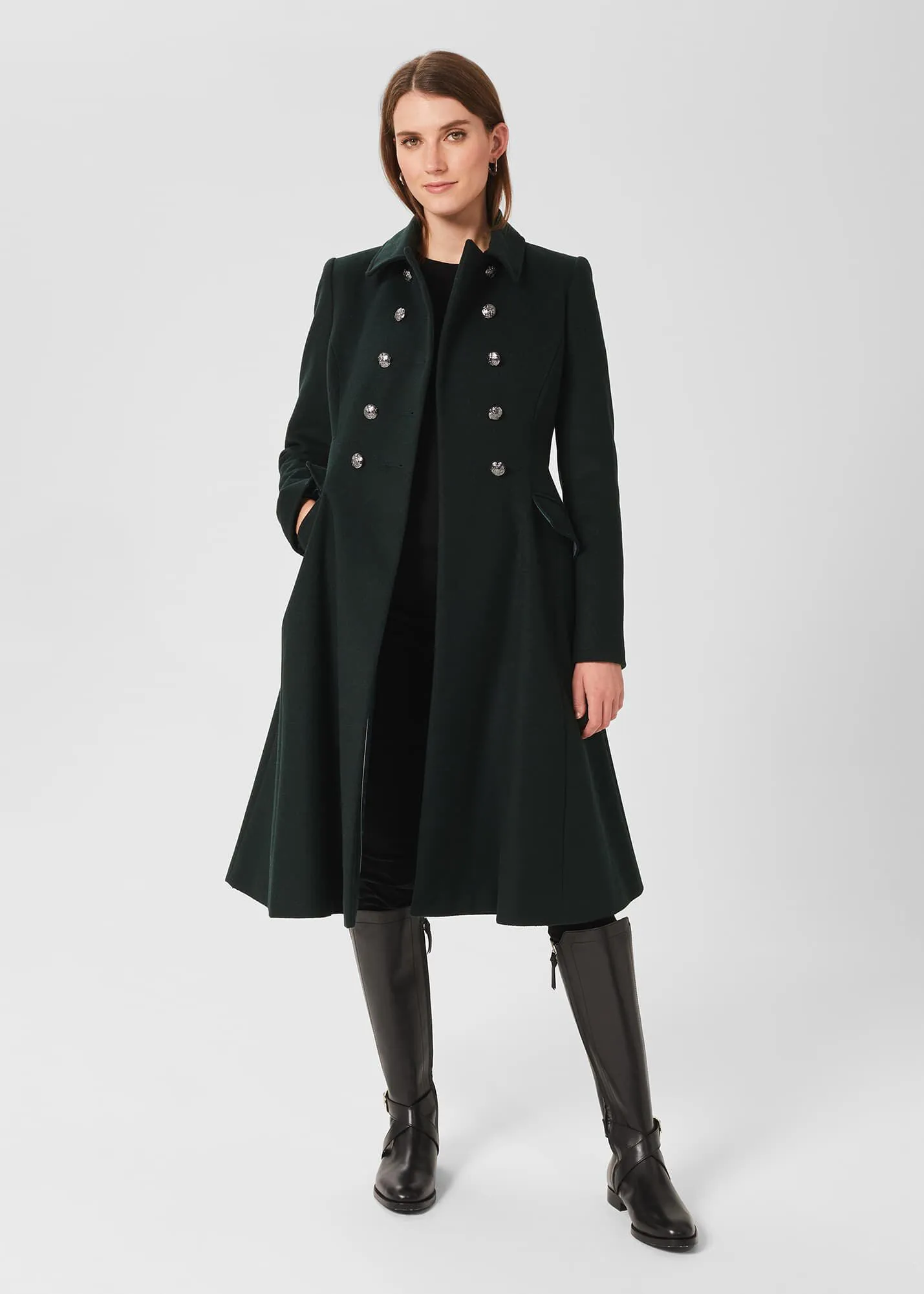 Francesca Wool Blend Coat 