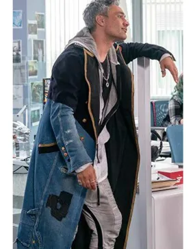 Free Guy Taika Waititi Coat | Antoine Long Denim Coat