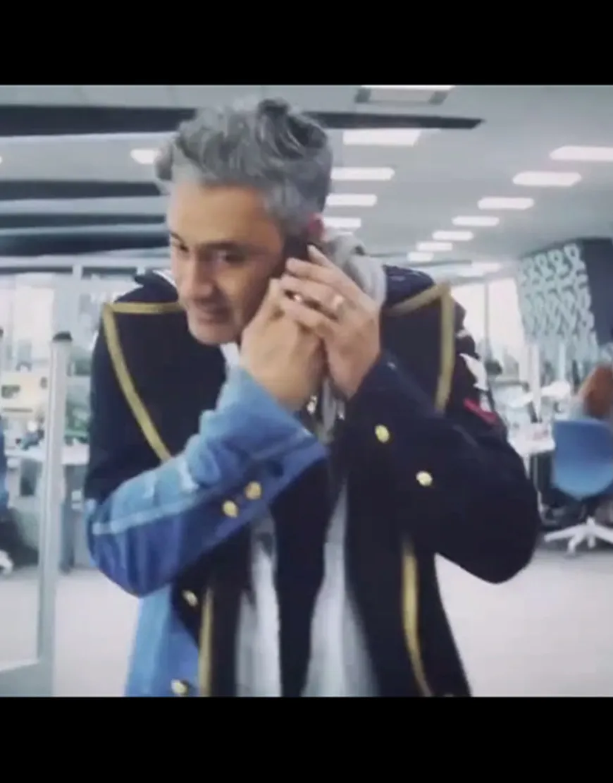 Free Guy Taika Waititi Coat | Antoine Long Denim Coat