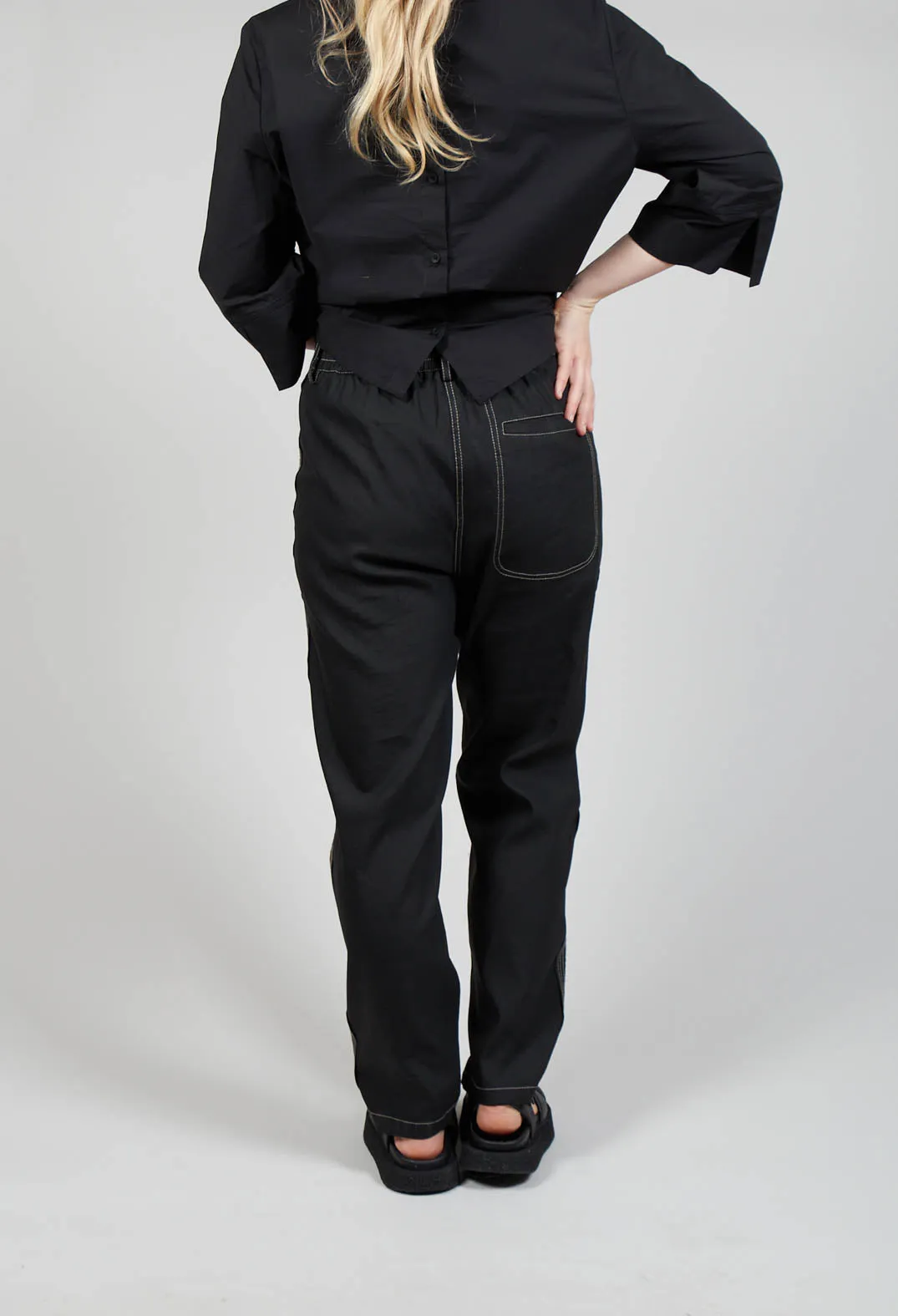 Geo Trouser In Black