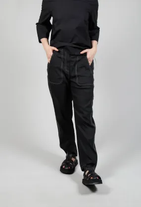 Geo Trouser In Black