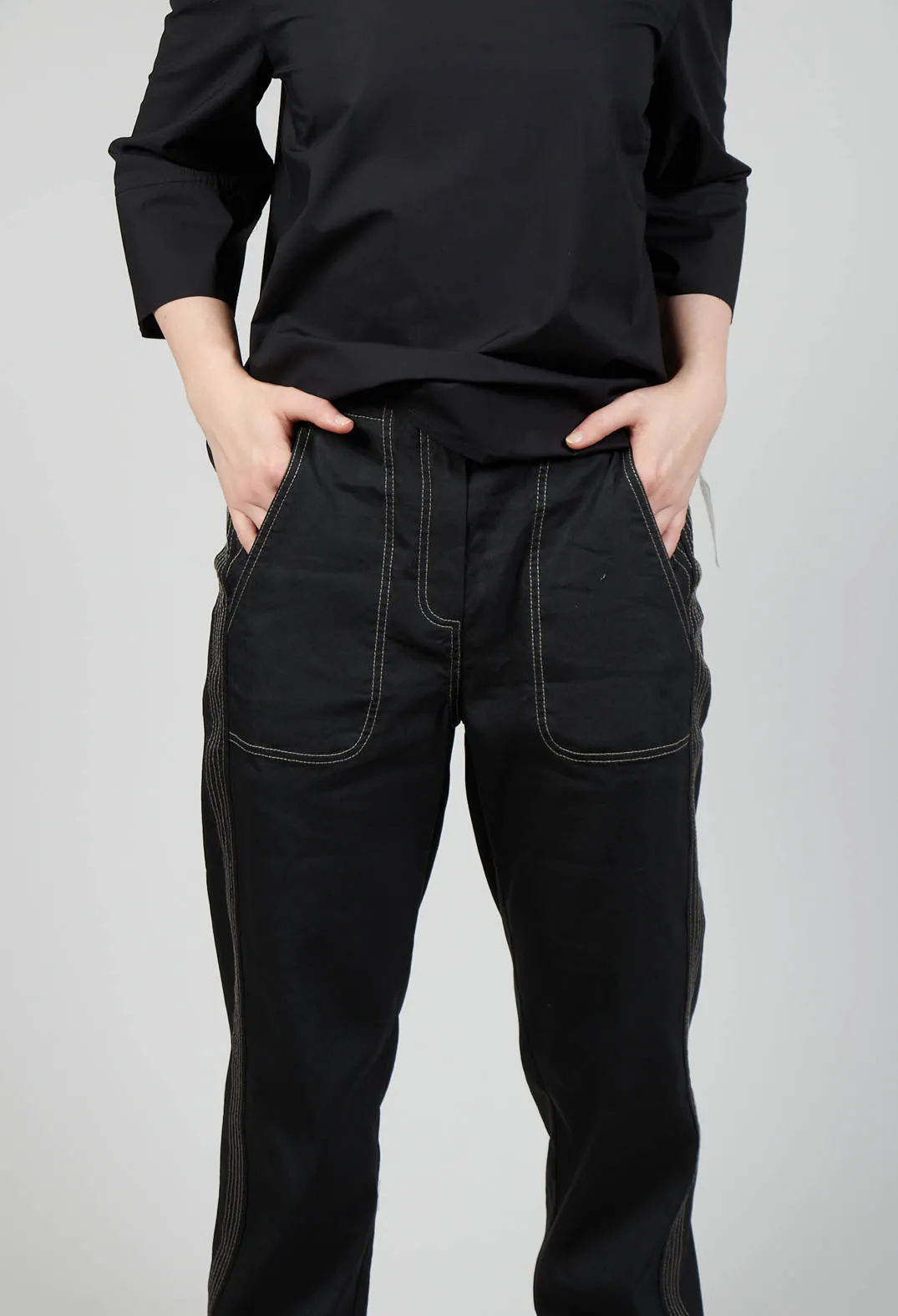 Geo Trouser In Black