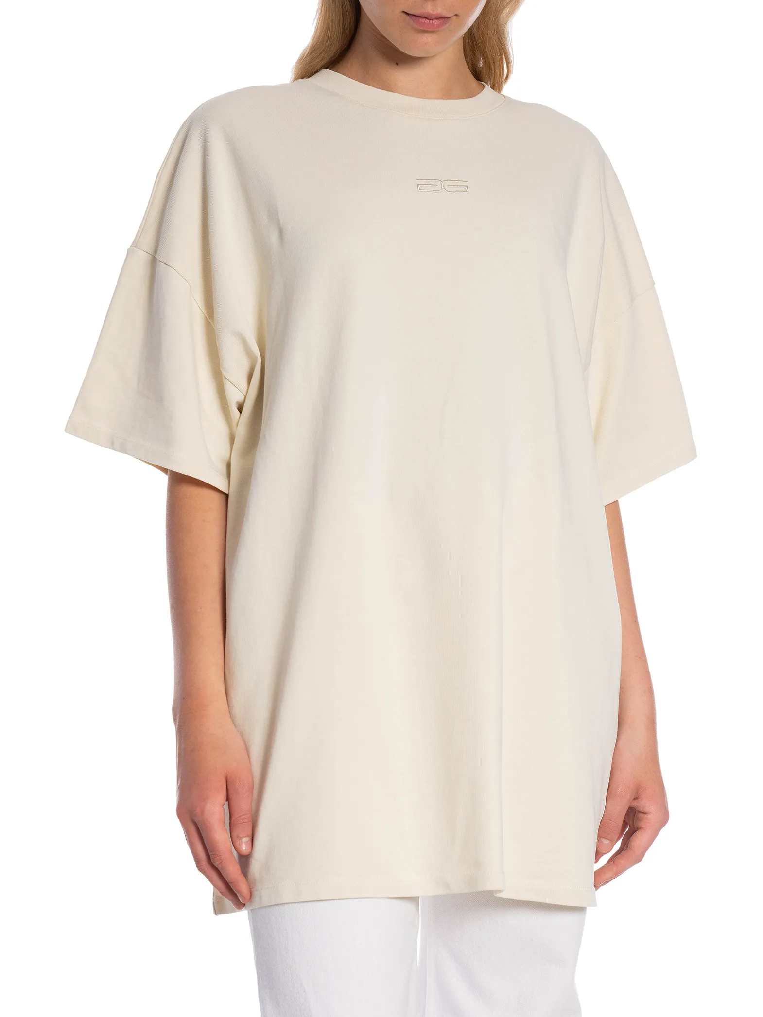 GESTUZ TOP OVERSIZED TEE BIRCH