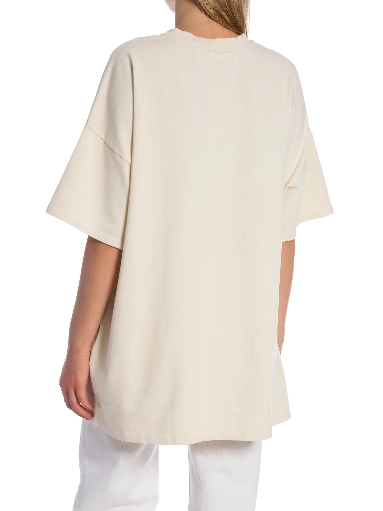 GESTUZ TOP OVERSIZED TEE BIRCH