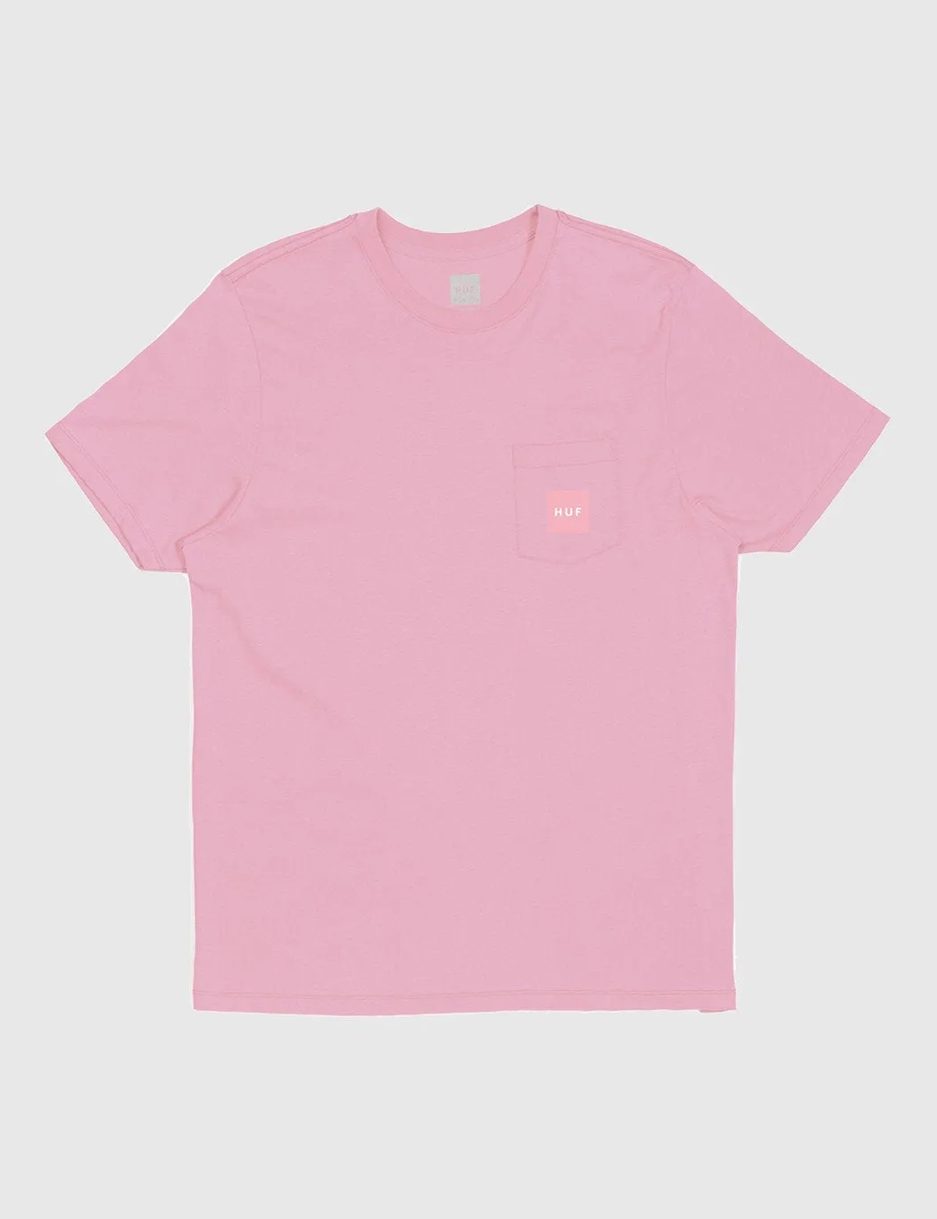 Huf Box Logo Pocket T-Shirt - Pink