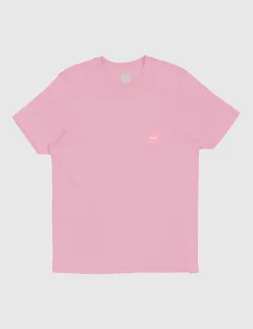 Huf Box Logo Pocket T-Shirt - Pink