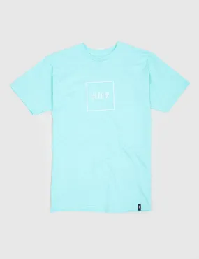 Huf Box Logo Puff T-Shirt - Celadon Green