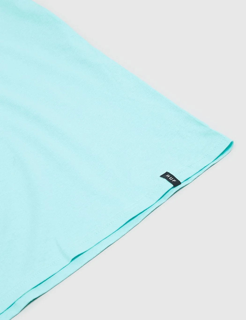 Huf Box Logo Puff T-Shirt - Celadon Green