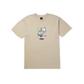 Huf Burning Away T-Shirt Bone