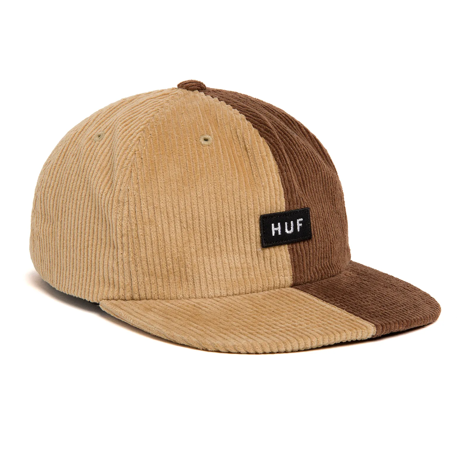 HUF CAP MARINA CORD 6 PANEL HAT BROWN