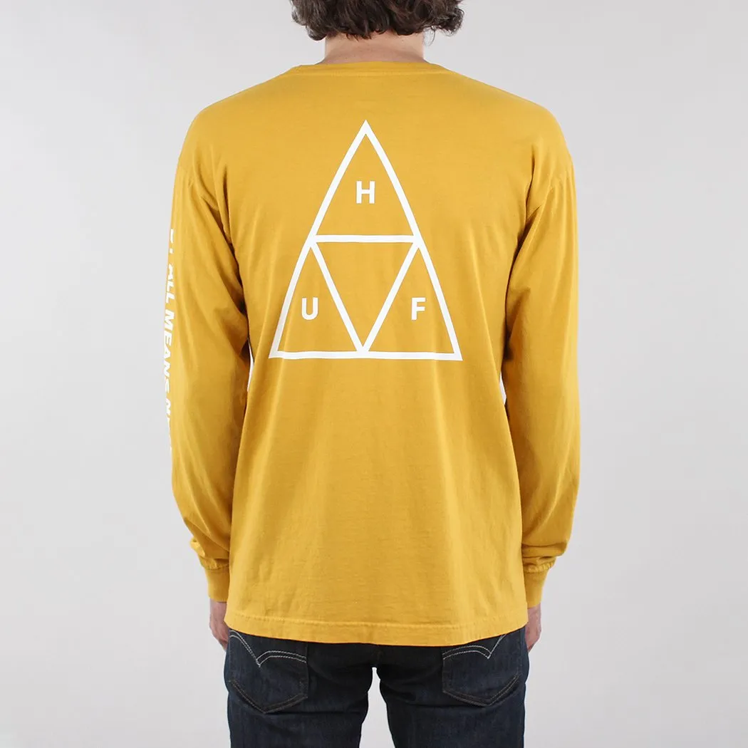 HUF Essentials Triple Triangle Long Sleeve T-shirt