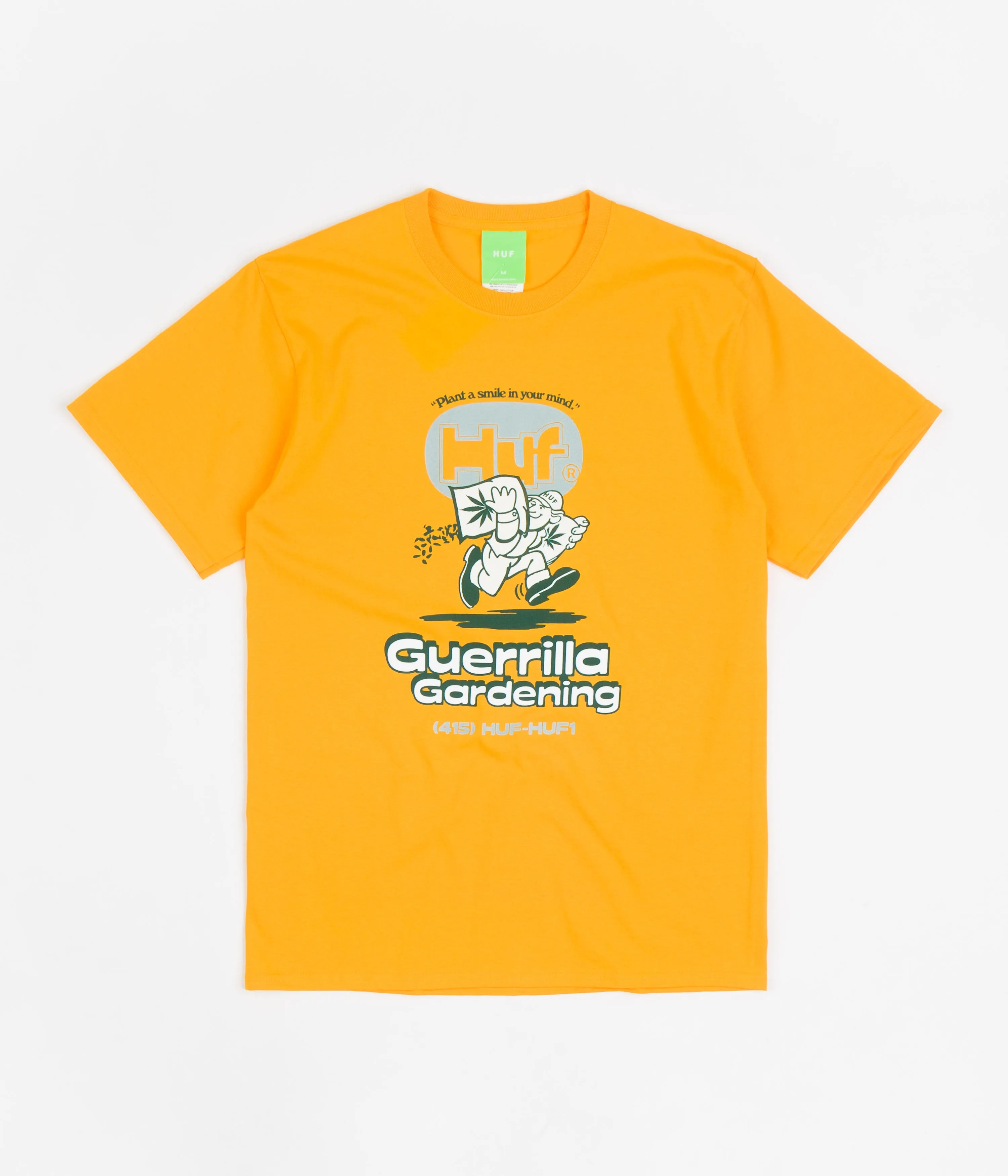 HUF Guerilla Gardening T-Shirt - Gold