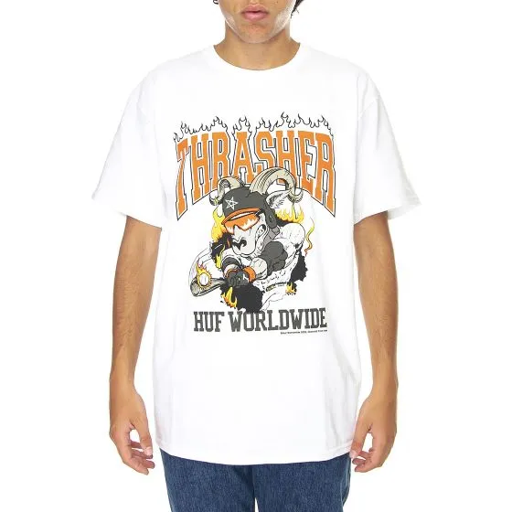 Huf Huf x Thrasher Rincon White T-Shirt