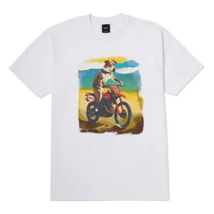 Huf Road Dog T-Shirt - White