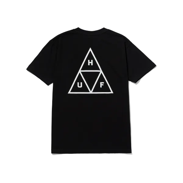 Huf Set Triple Triangle S/S T-Shirt - Black